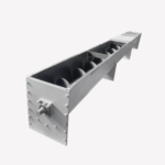 Шнековый погрузчик в желобе